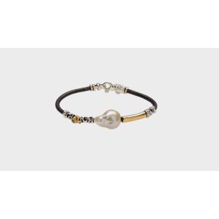 Misani - Bracciale B1049 - Cuoio - Oro Giallo