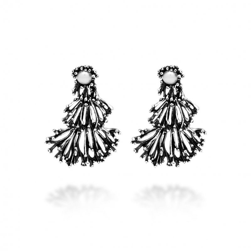 Giovanni Raspini - Orecchini Cascata Anemone - Argento