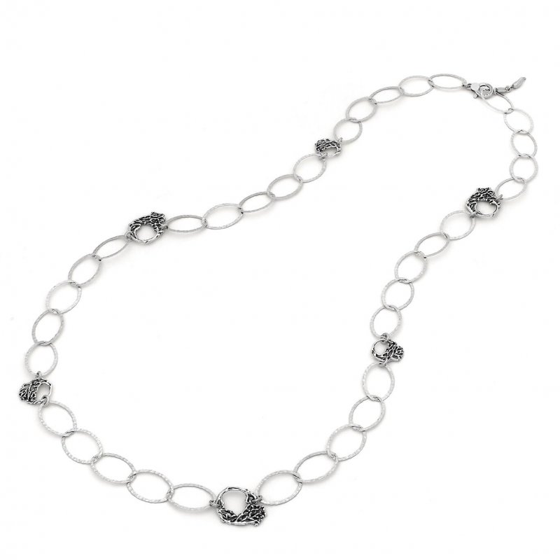 Giovanni Raspini - Collana Lunga Coral - Argento