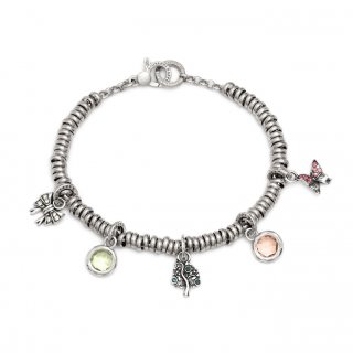 Giovanni Raspini - Bracciale Life Crystal - Argento