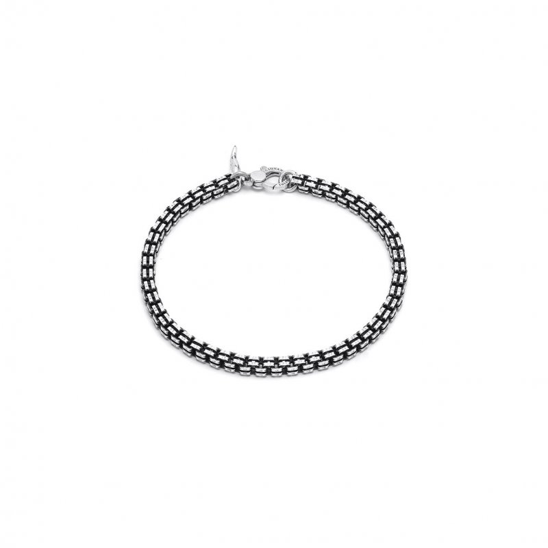 Giovanni Raspini - Bracciale Maglia Quadra - Argento