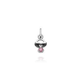 Giovanni Raspini - Mini Charm Ciuccio - Argento - Rosa