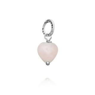 Giovanni Raspini - Charm Cuore - Quarzo Rosa