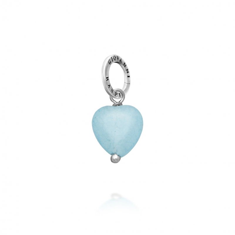Giovanni Raspini - Charm Cuore Angelite - Argento
