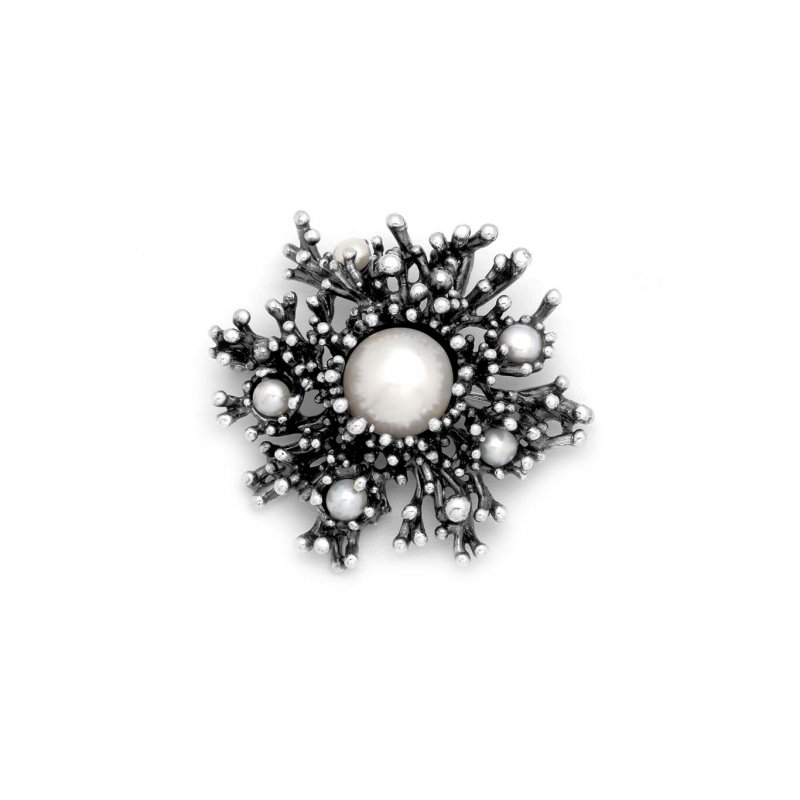 Giovanni Raspini - Spilla Anemone - Argento