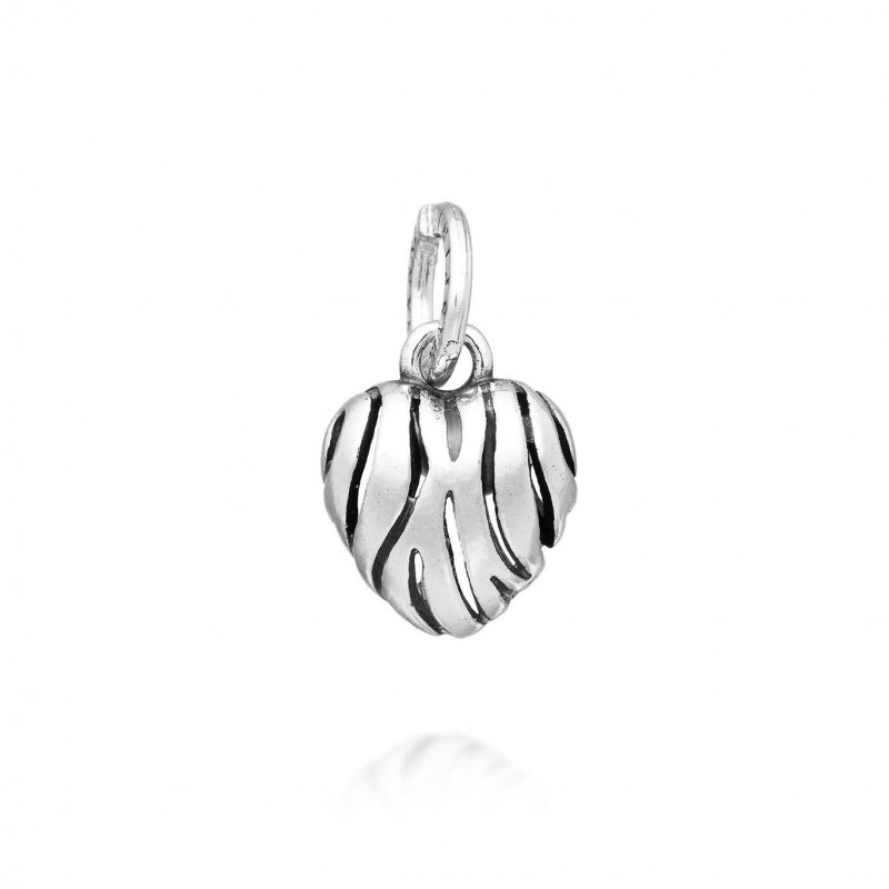 Giovanni Raspini - Charm Cuore Zebra - Argento