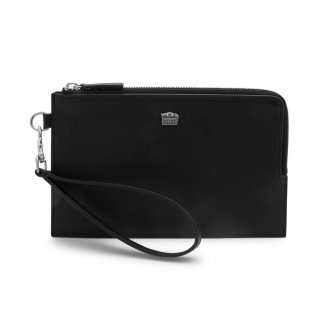 Giovanni Raspini - Pouch Pelle Liscia - Elegante - Nero