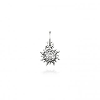 Giovanni Raspini - Mini Charm Sole Crystal - Argento