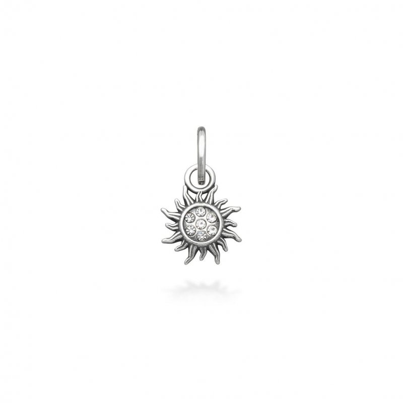 Giovanni Raspini - Mini Charm Sole Crystal - Argento