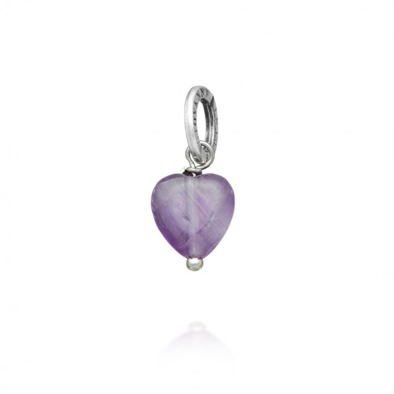 Giovanni Raspini - Charm Cuore - Ametista