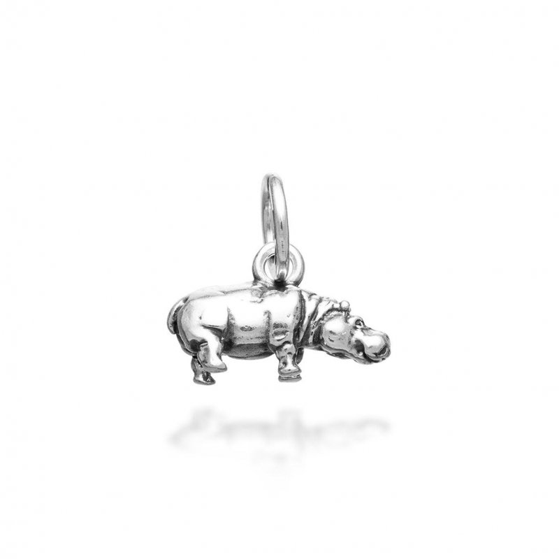 Giovanni Raspini - Charm Ippopotamo - Argento