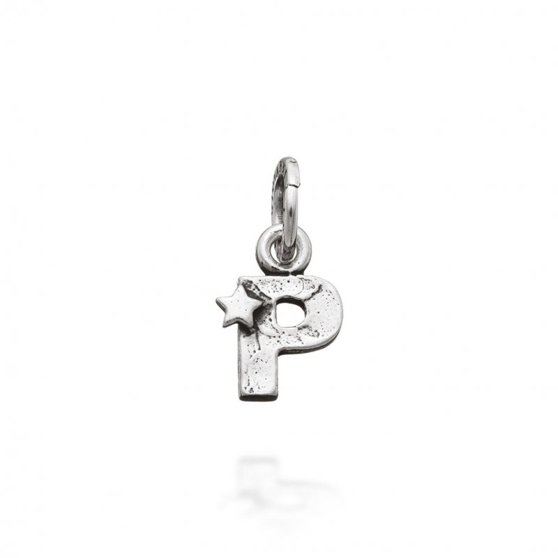 Giovanni Raspini - Charm "P" - Argento 925 - Stelle