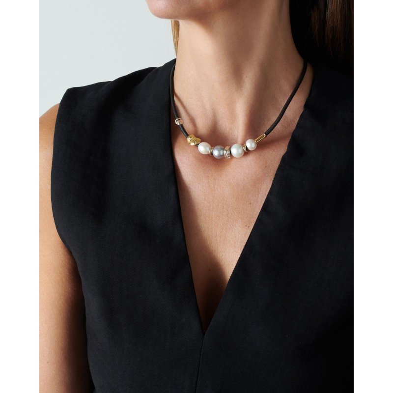 Misani - Collana C2148 - Oro E Perle