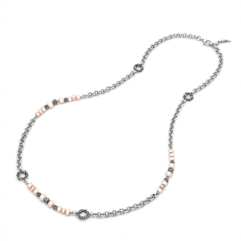 Giovanni Raspini - Collana Lunga Blossom - Argento