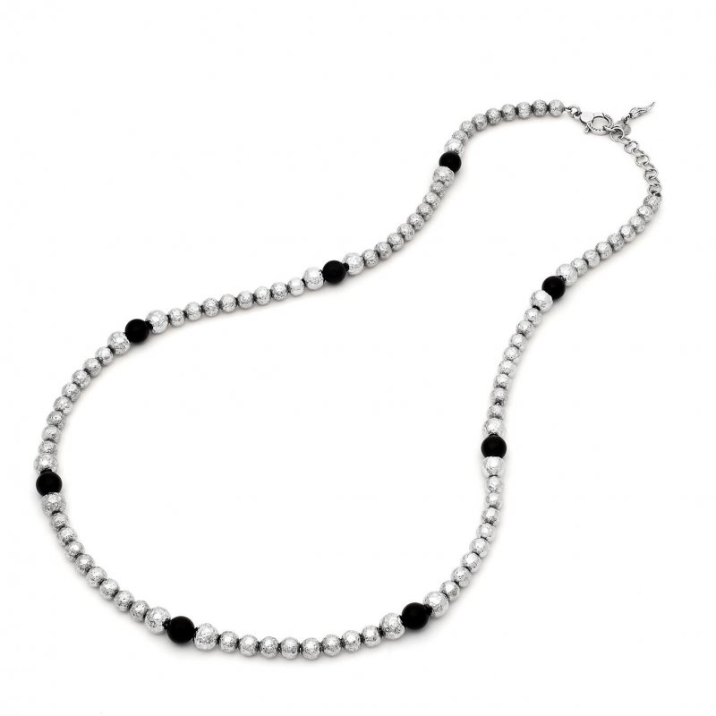 Giovanni Raspini - Collana Lunga Optical - Argento