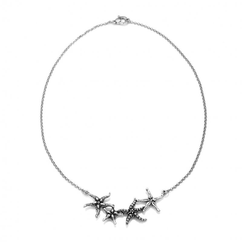 Giovanni Raspini - Collana Swing Stelle Marine - Argento
