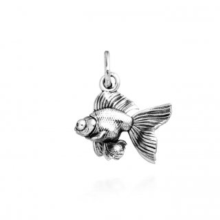 Giovanni Raspini - Charm Pesce Pompon - Argento