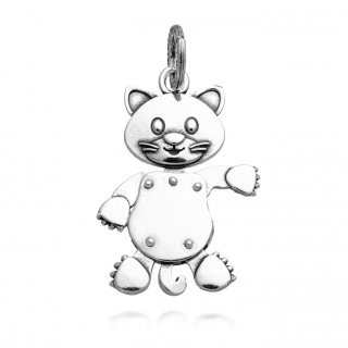 Giovanni Raspini - Charm Gatto Grande - Argento