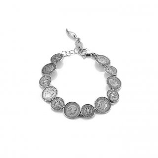 Giovanni Raspini - Bracciale Mini Monete - Argento