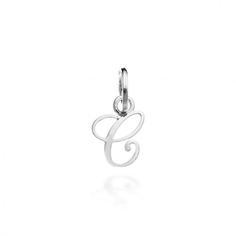Giovanni Raspini - Charm Lettera Juliet C - Argento