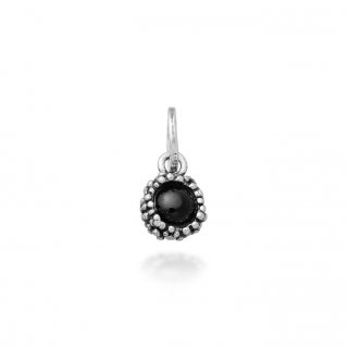 Giovanni Raspini - Charm Onice Nera - Argento