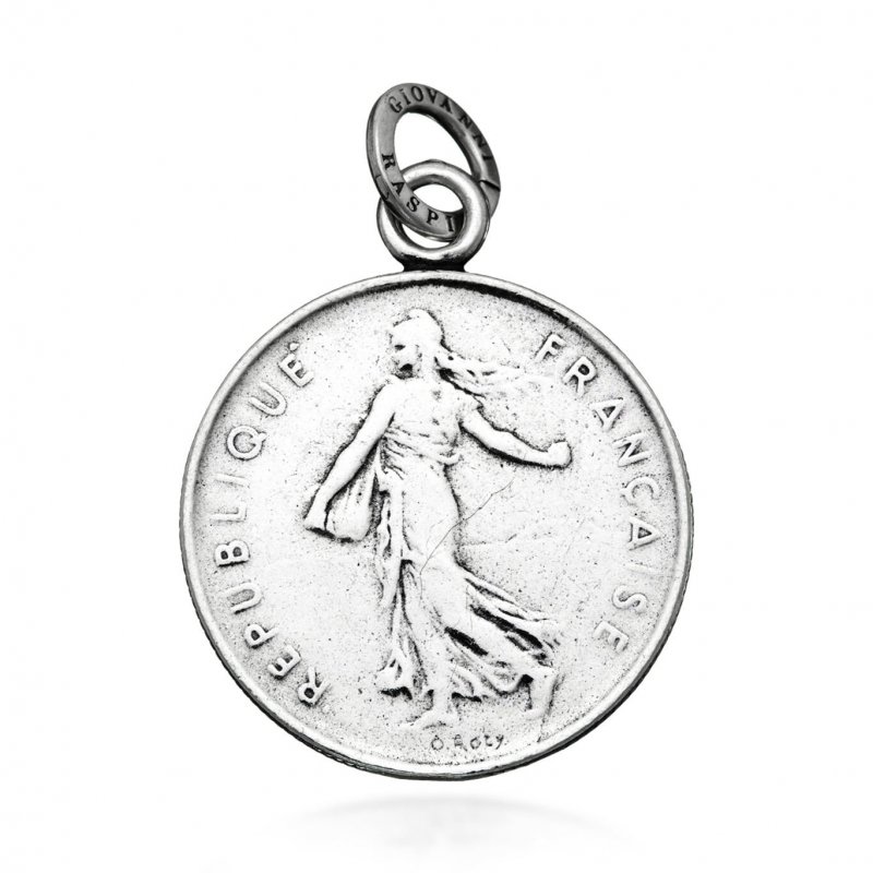 Giovanni Raspini - Charm 5 Franchi - Argento