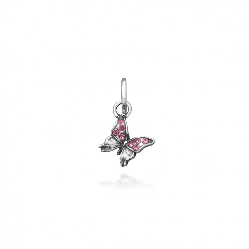 Giovanni Raspini - Mini Charm Farfalla - Argento 925 - Zirconia