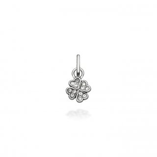 Giovanni Raspini - Mini Charm Quadrifoglio - Argento