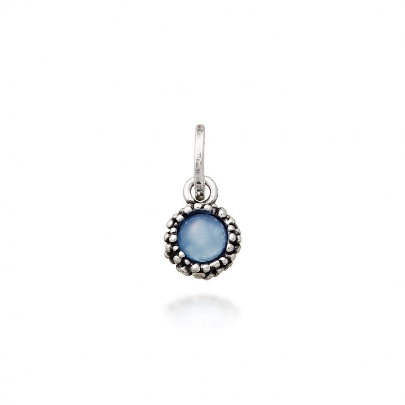 Giovanni Raspini - Charm Agata Blu - Argento 925