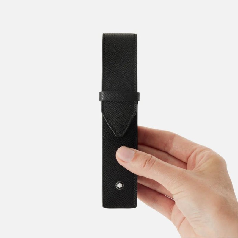 Montblanc - Astuccio Sartorial - Pelle - Nero