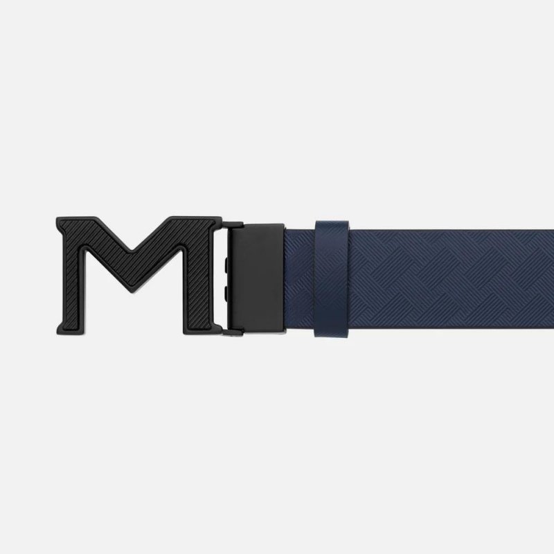 Montblanc - Cintura Extreme 3.0 - Pelle - Blu