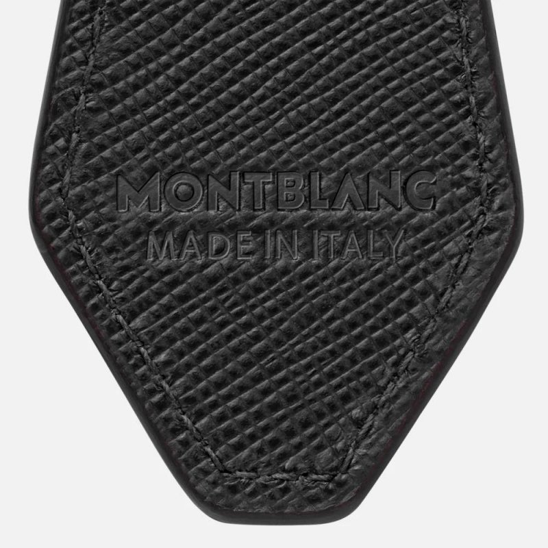 Montblanc - Portachiavi A Forma Di Diamante - Pelle - Nero