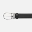 Montblanc - Cintura Reversibile - Pelle Nera/Blu