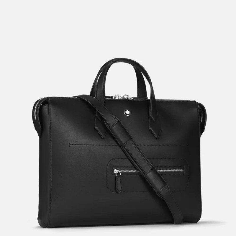 Montblanc - Borsa Portadocumenti - Pelle - Nero