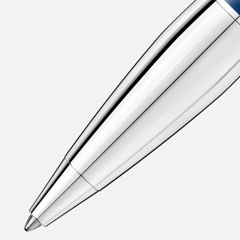 Montblanc - Starwalker Blue Planet - Penna Blu - Platino