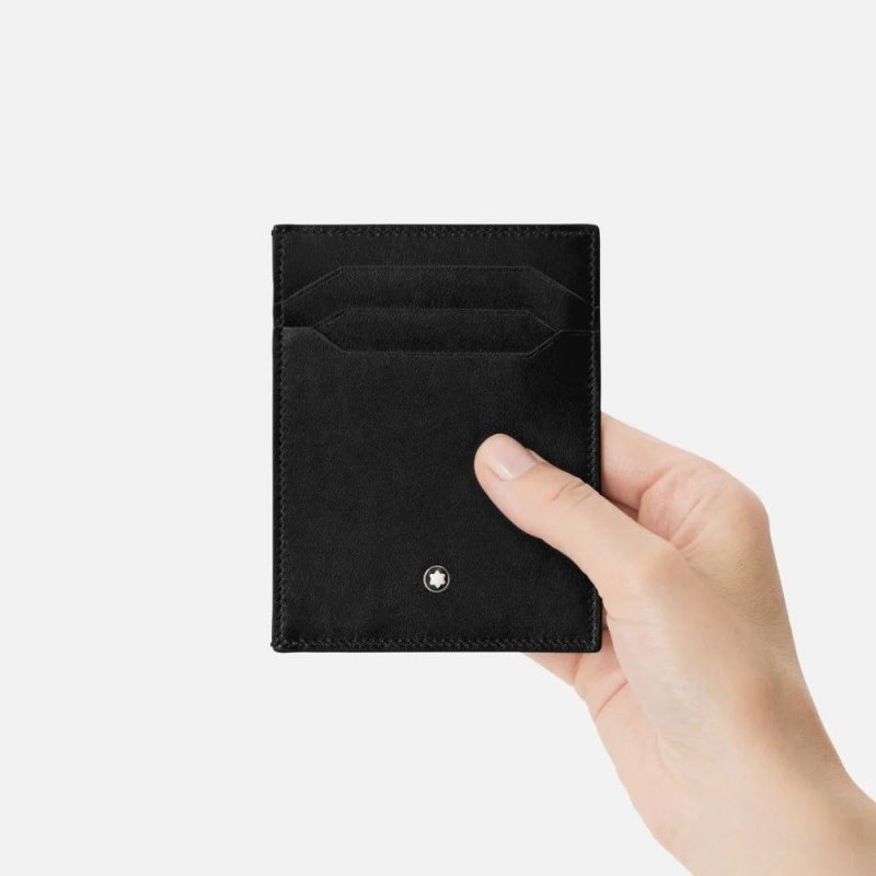 Montblanc - Porta Carte Meisterstück - Pelle - Nero