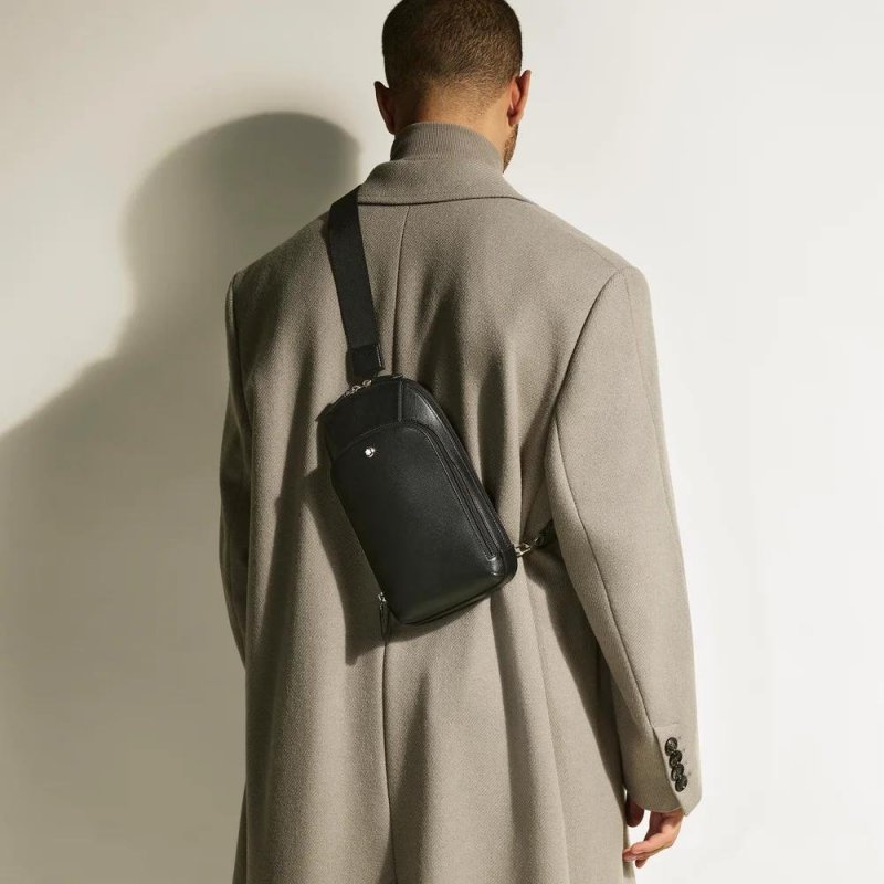 Montblanc - Borsa A Tracolla Sartorial - Pelle - Nero