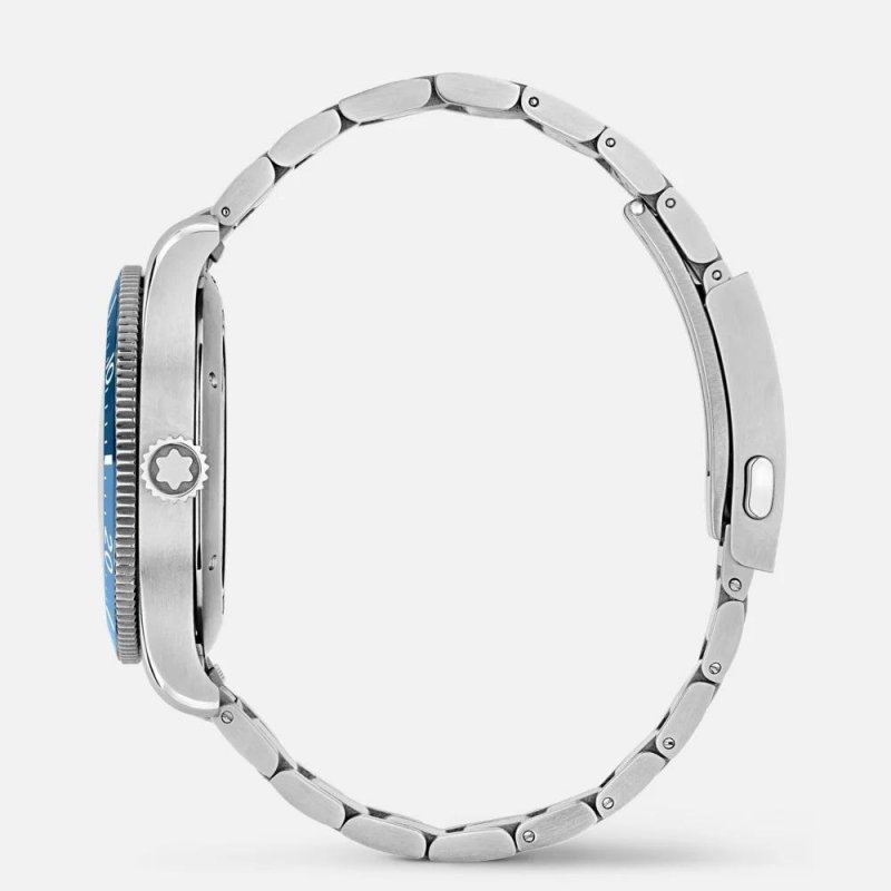 Montblanc - Ice Sea Automatic Date - Orologio Blu