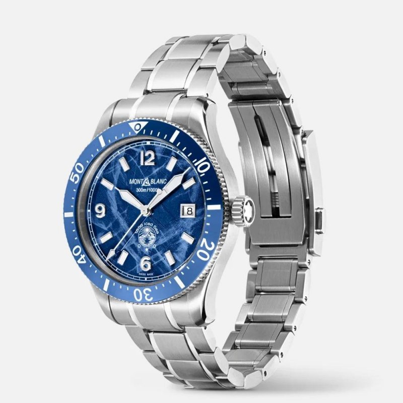 Montblanc - Ice Sea Automatic Date - Orologio Blu