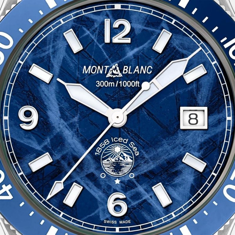 Montblanc - Ice Sea Automatic Date - Orologio Blu