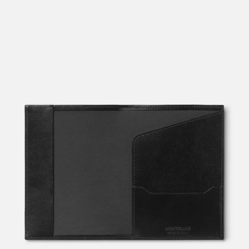 Montblanc - Custodia Meisterstück - Pelle Liscia - Nero