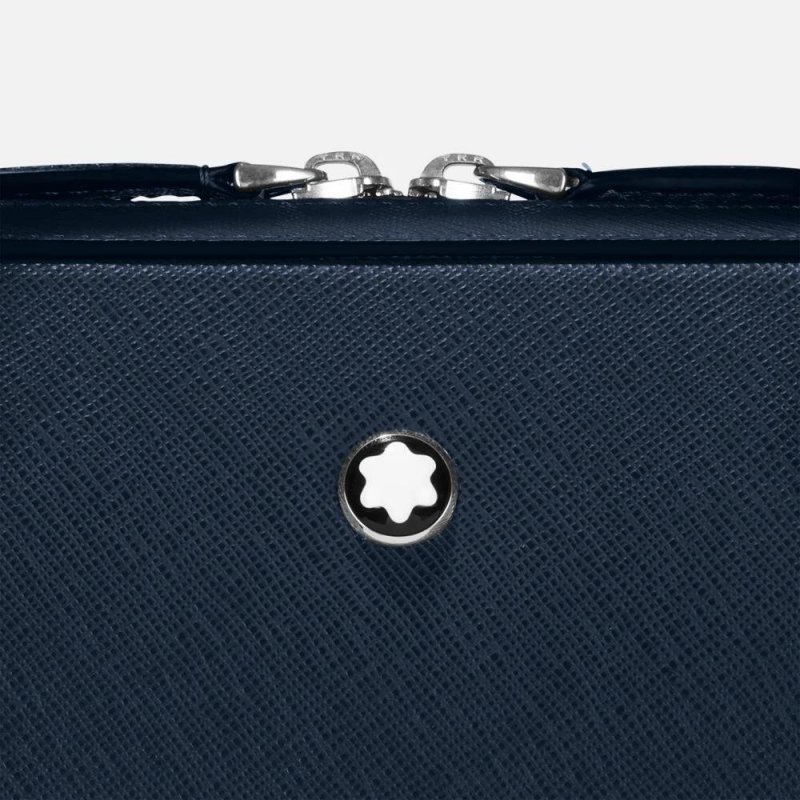 Montblanc - Borsa Portadocumenti - Blu Inchiostro - Pelle