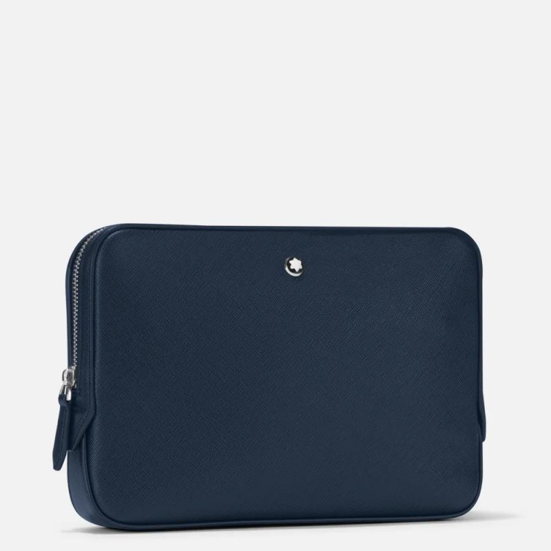 Montblanc - Borsa Messenger Mini - Pelle - Blu