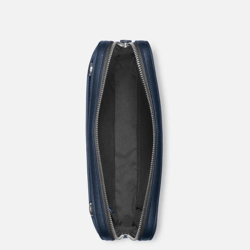 Montblanc - Borsa Messenger Mini - Pelle - Blu