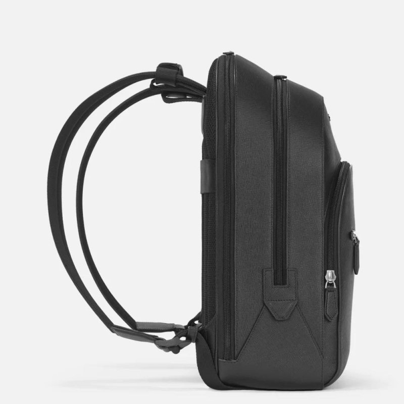 Montblanc - Zaino Grande - Pelle Saffiano - Nero