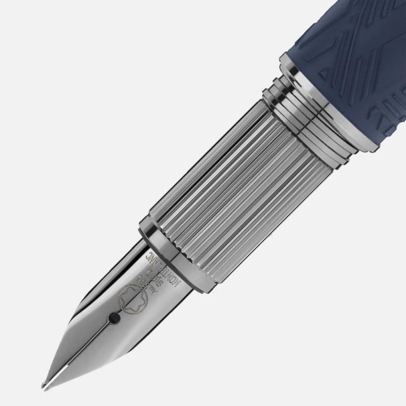 Montblanc - Stilografica Starwalker - Blu - Resina