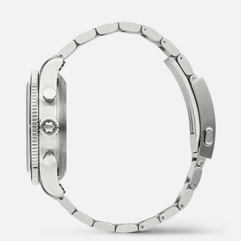 Montblanc - 1858 Automatic Chronograph - Acciaio - 42Mm