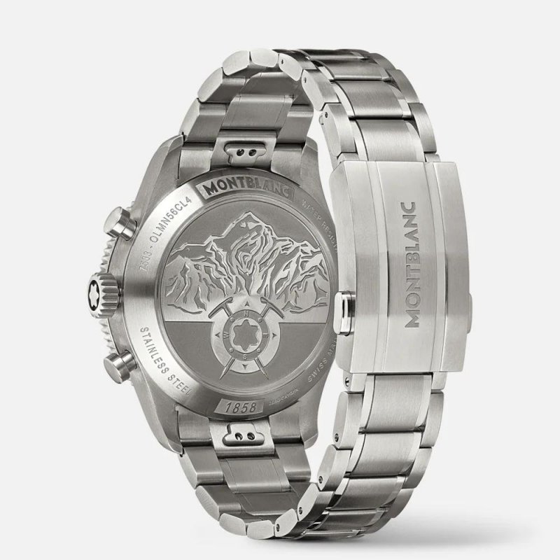 Montblanc - 1858 Automatic Chronograph - Acciaio - 42Mm