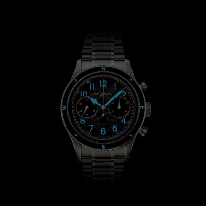 Montblanc - 1858 Automatic Chronograph - Acciaio - 42Mm