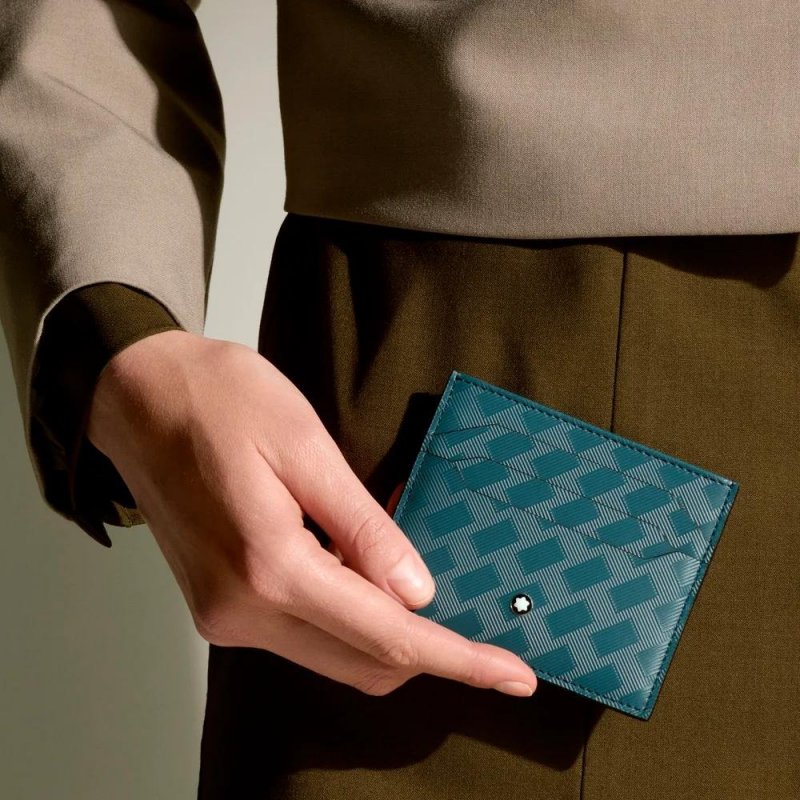 Montblanc - Porta Carte Extreme 3.0 - Blu Avio